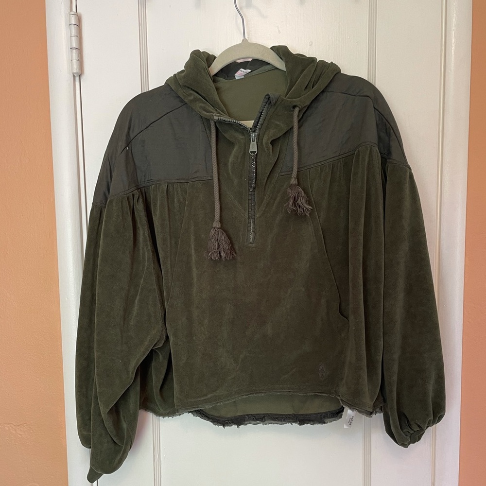 Free People Movement Green Hoodies XS